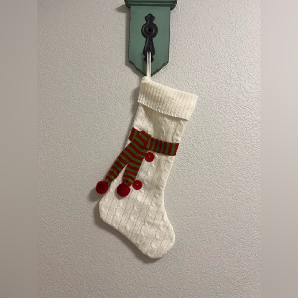 Festive Knit Christmas Stocking